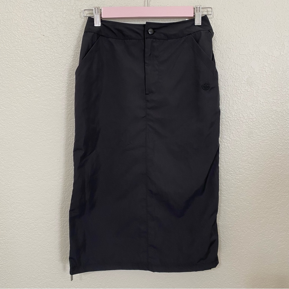 Adidas Black Zipper Skirt